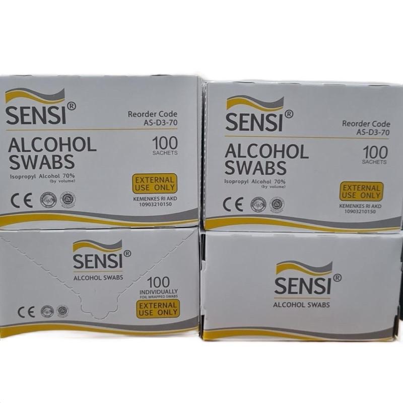 Alkohol Swab Sensi @100 Pcs per Box