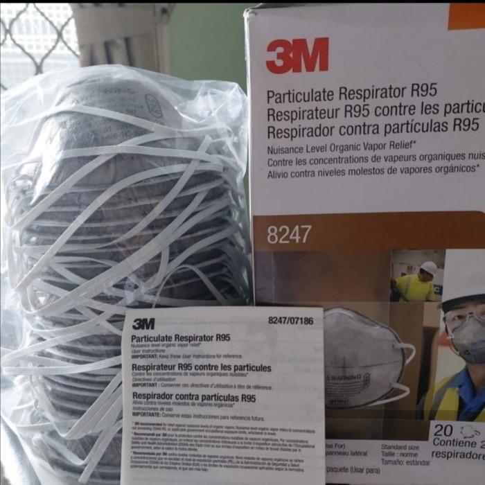 Masker R95 N95 3M 8247 - Foto 1